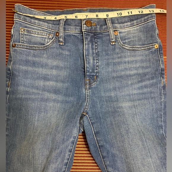 Madewell Blue Distressed Women's skinny jeans size 26 - Picture 10 of 10